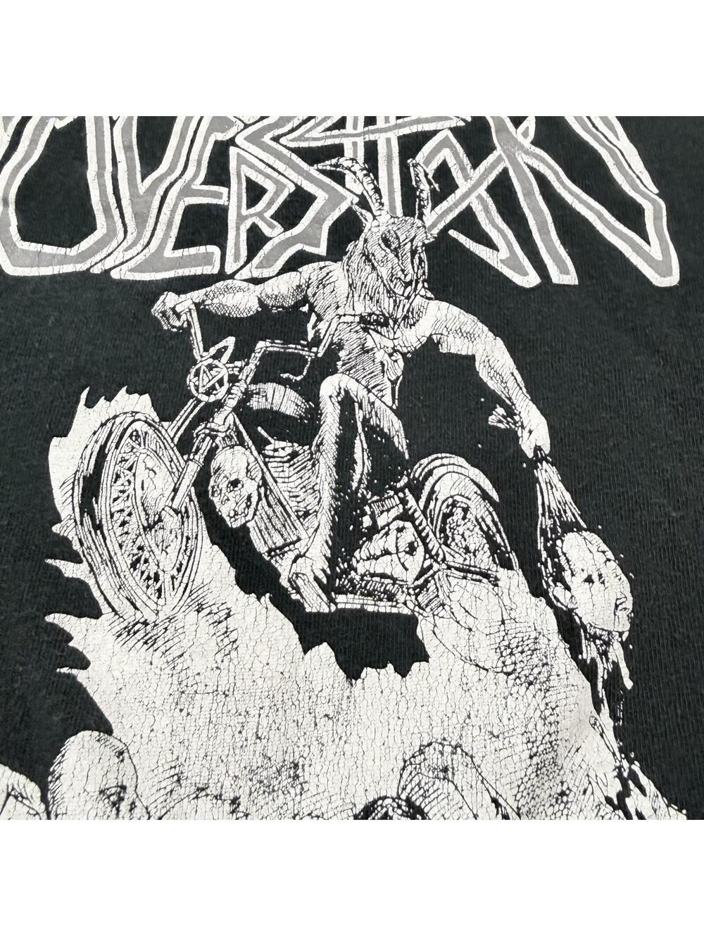 Vintage Maximum Oversatan Metal Band Tee Too Evil For Hell Y2K Rare Mens XL - Picture 3 of 7